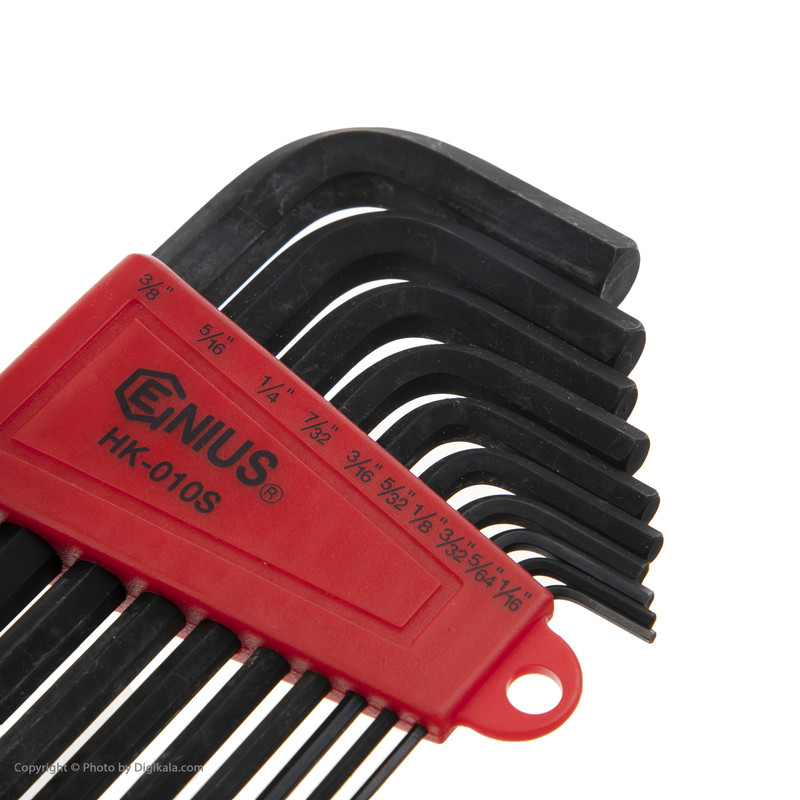 آچار آلن جنیوس تولز مدل HK-010S مجموعه 10 عددی