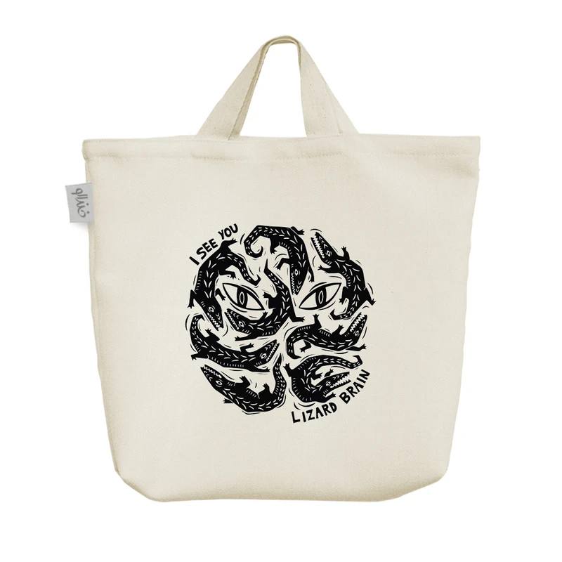 ساک خرید خندالو مدل تمساح کد 7494