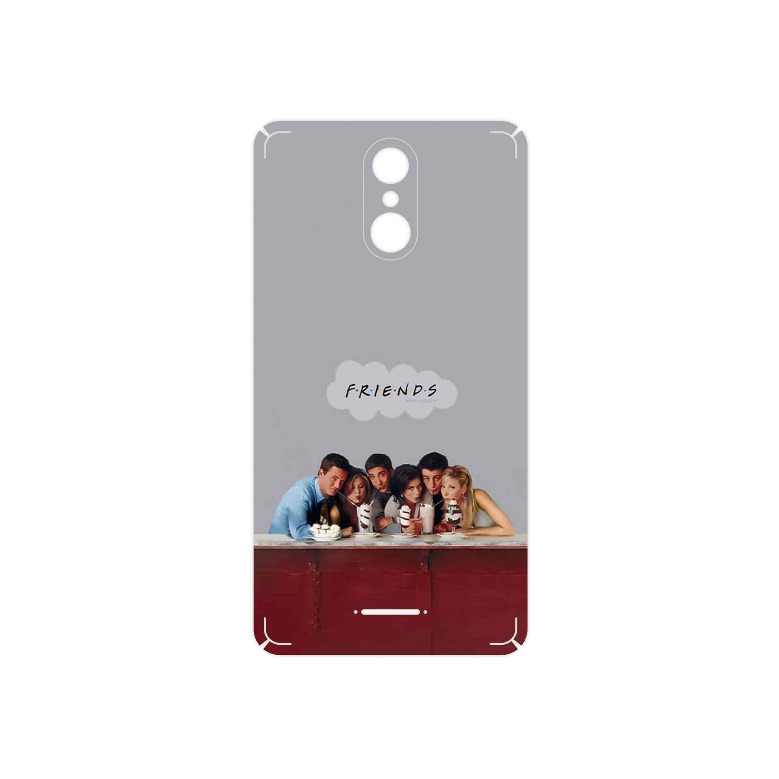 برچسب پوششی ماهوت مدل Friends 1 مناسب برای گوشی موبایل تکنو WX3F LTE