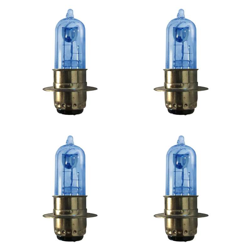 لامپ چراغ جلو موتورسیکلت پازل مدل HS گازی کد BLB012555B مجموعه چهار عددی