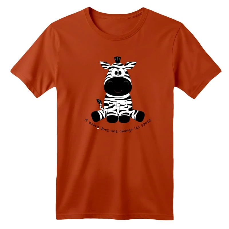 تی شرت آستین کوتاه بچگانه مدل گورخر کد ۱۴