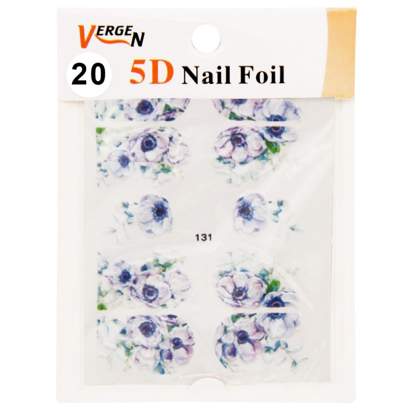 استیکر طراحی ناخن ورژن مدل GS125 مدل 20