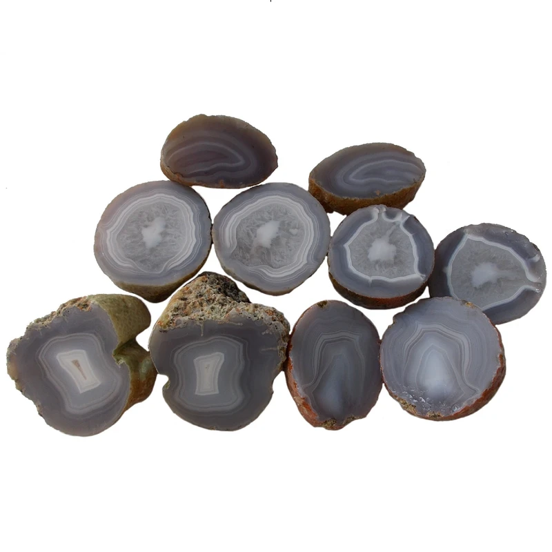 سنگ راف عقیق سلیمانی مدل RS2 مجموعه 10 عددی