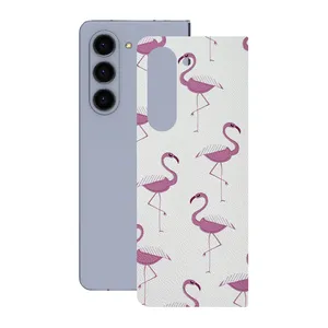 Remax cover sticker Leth model Flamingo design suitable for Samsung Galaxy Z Fold5 mobile phone
