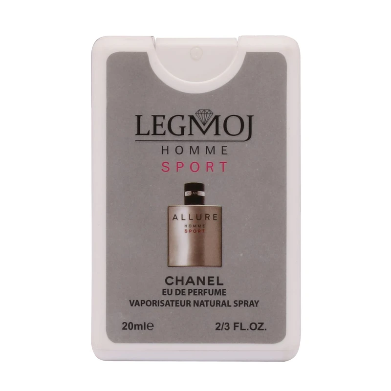عطر جیبی مردانه لغموژ مدل homme sport حجم 20 میلی لیتر