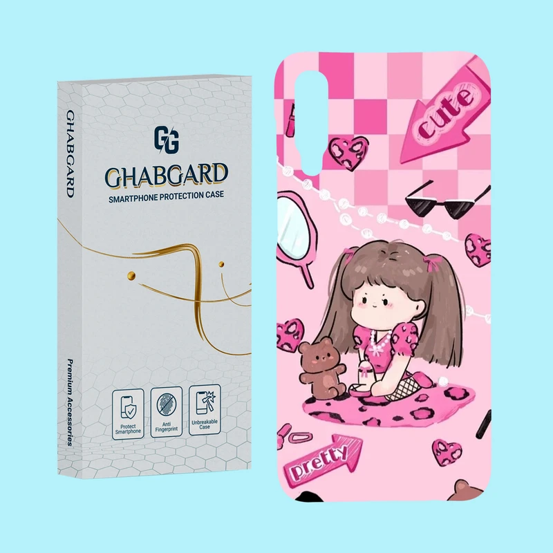 کاور قاب گارد مدل دخترانه مناسب برای گوشی موبایل سامسونگ Galaxy A50 