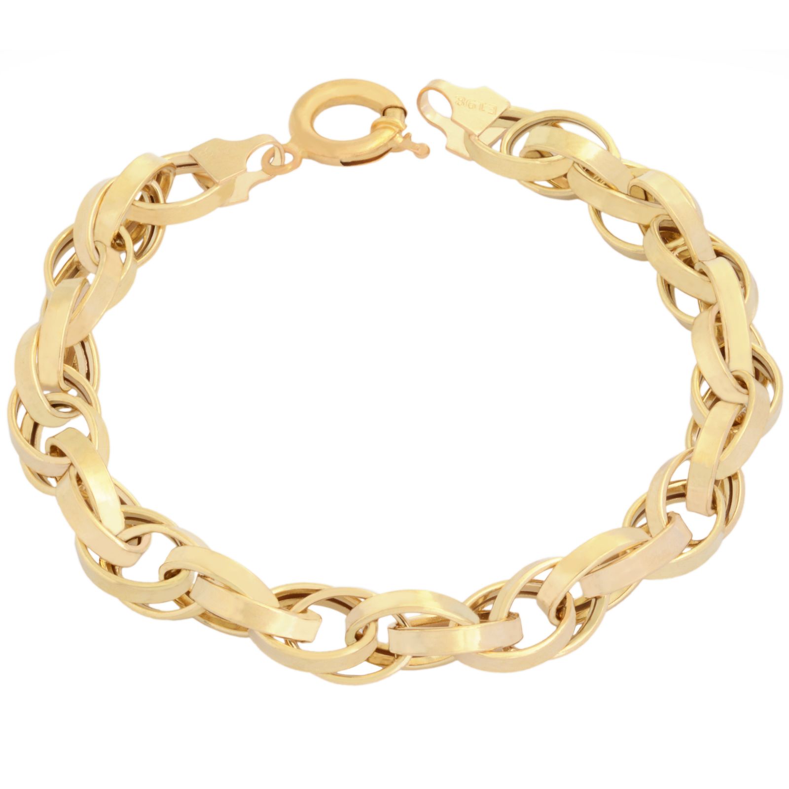 دستبند طلا 18 عیار زنانه طلای مستجابی مدل آذر کد 20 -  - 1
