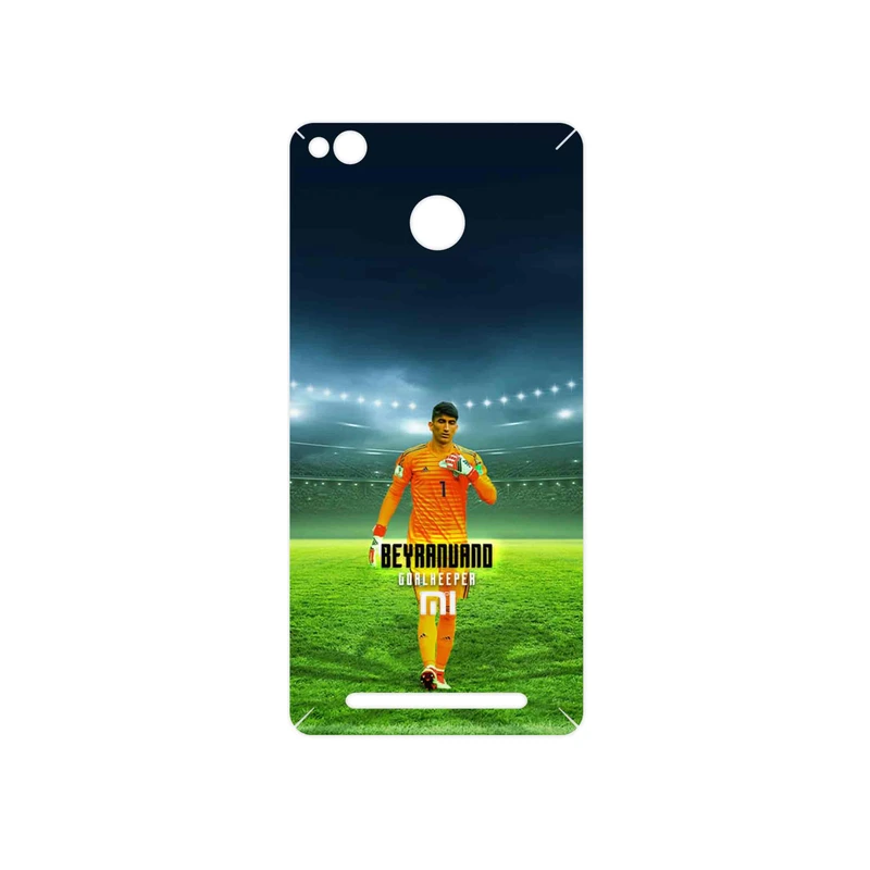 برچسب پوششی ماهوت مدل Alireza Beiranvand مناسب برای گوشی موبایل شیائومی Redmi 3 Pro