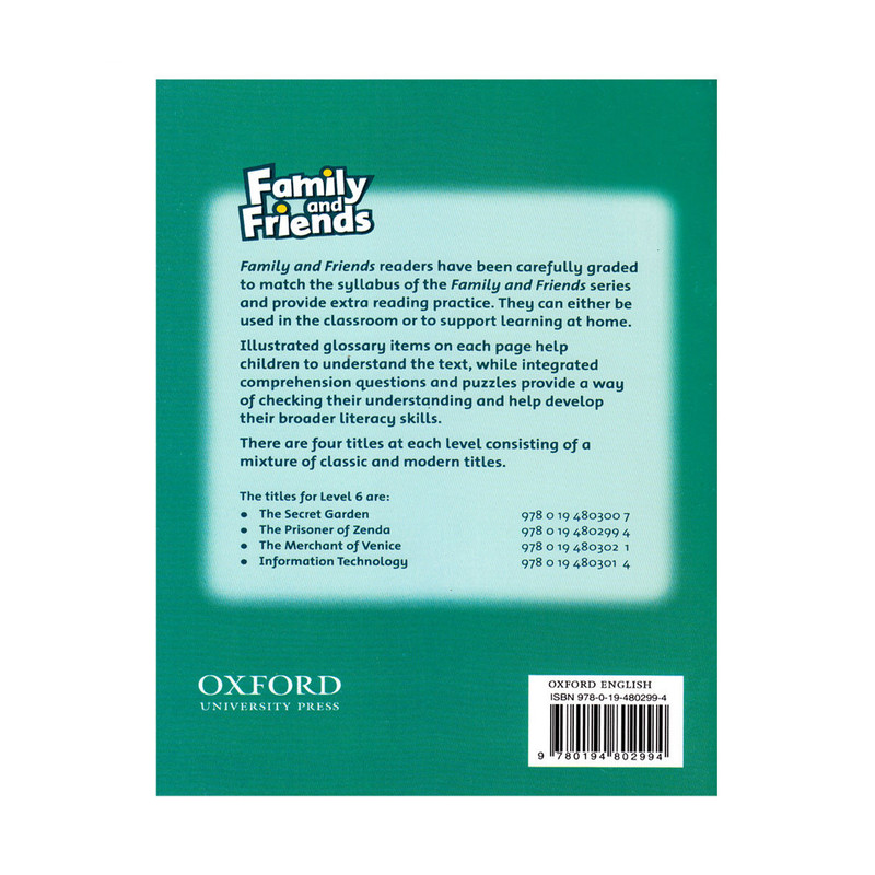 کتاب داستان Family And Friends 6 اثر جمعی از نویسندگان انتشارات الوندپویان چهار جلدی کتاب داستان Family And Friends 6 اثر جمعی از نویسندگان انتشارات الوندپویان چهار جلدی