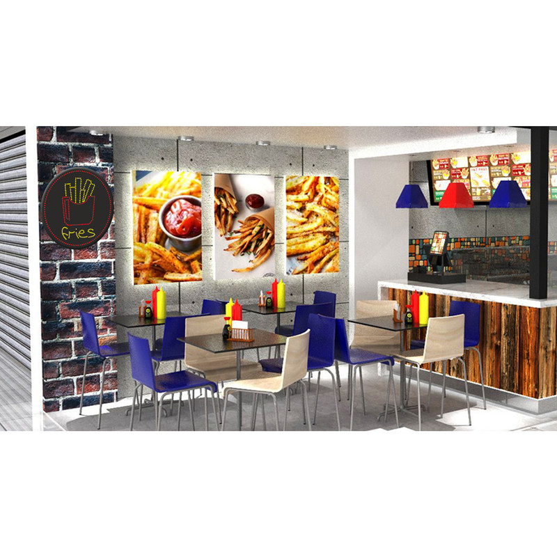 تابلو ال ای دی آیاز طرح فرایز کد 598