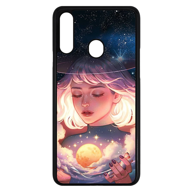 کاور طرح دختر مدل CHL50379 مناسب برای گوشی موبایل سامسونگ Galaxy A20s