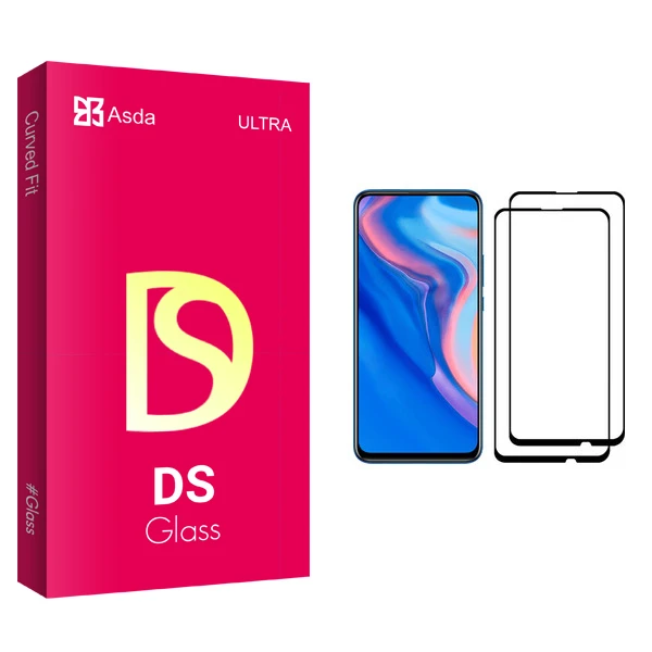 محافظ صفحه نمایش آسدا مدل DS glass مناسب برای گوشی موبایل هوآوی Y9 Prime 2019 بسته دو عددی