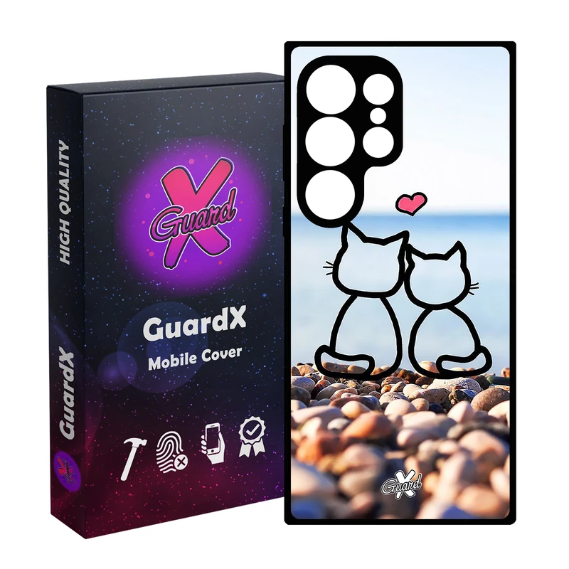 کاور گارد ایکس طرح Love مدل 10016 مناسب برای گوشی موبایل سامسونگ Galaxy S25 Ultra