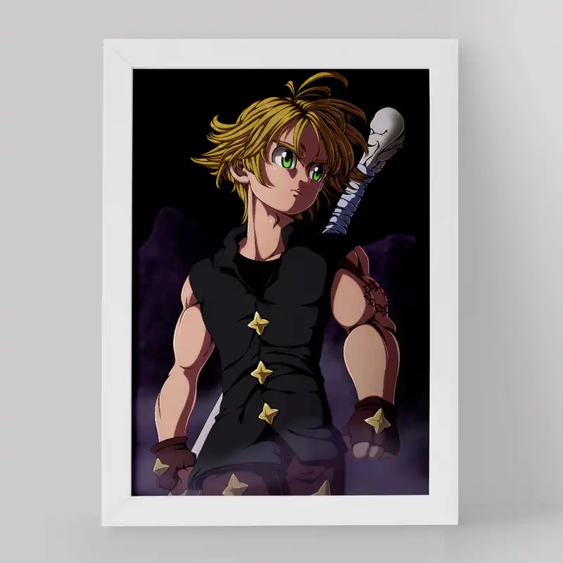 تابلو خندالو مدل ملیوداس و بن انیمه هفت گناه کبیره کد 17516