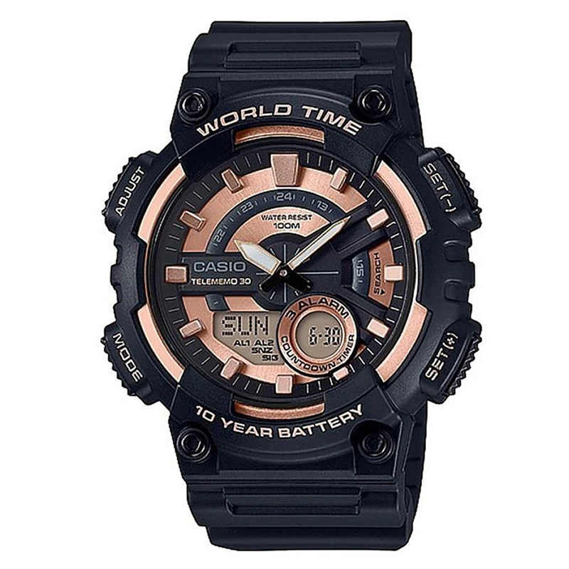 ساعت مچی عقربه ای مردانه کاسیو مدل AEQ-110W-1A3VDF