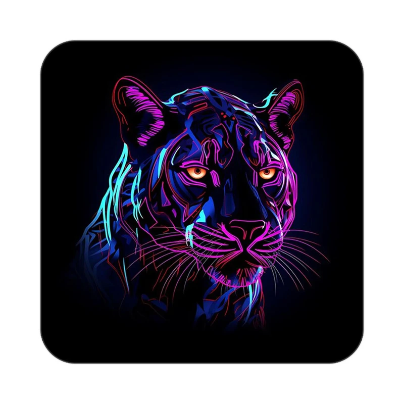 زیر لیوانی کاکتی طرح شیر مدل mp23883