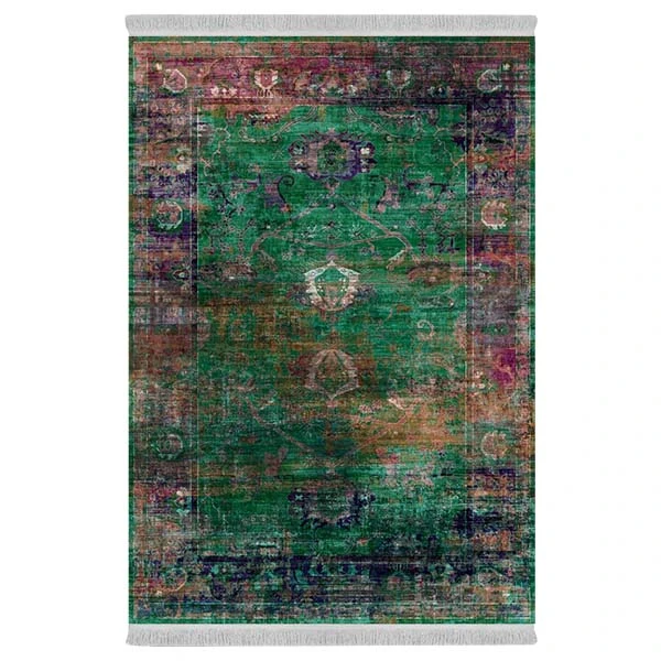 فرش پارچه‌ای دفه مدل فرشینه طرح مدرن کد 671