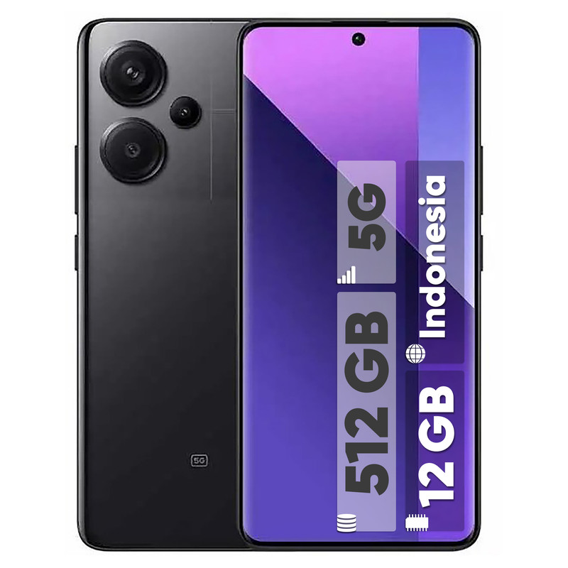 گوشی موبایل شیائومی مدل Redmi Note 13 Pro Plus 5G دو سیم کارت ظرفیت 512 گیگابایت و رم 12 گیگابایت - پک اندونزی