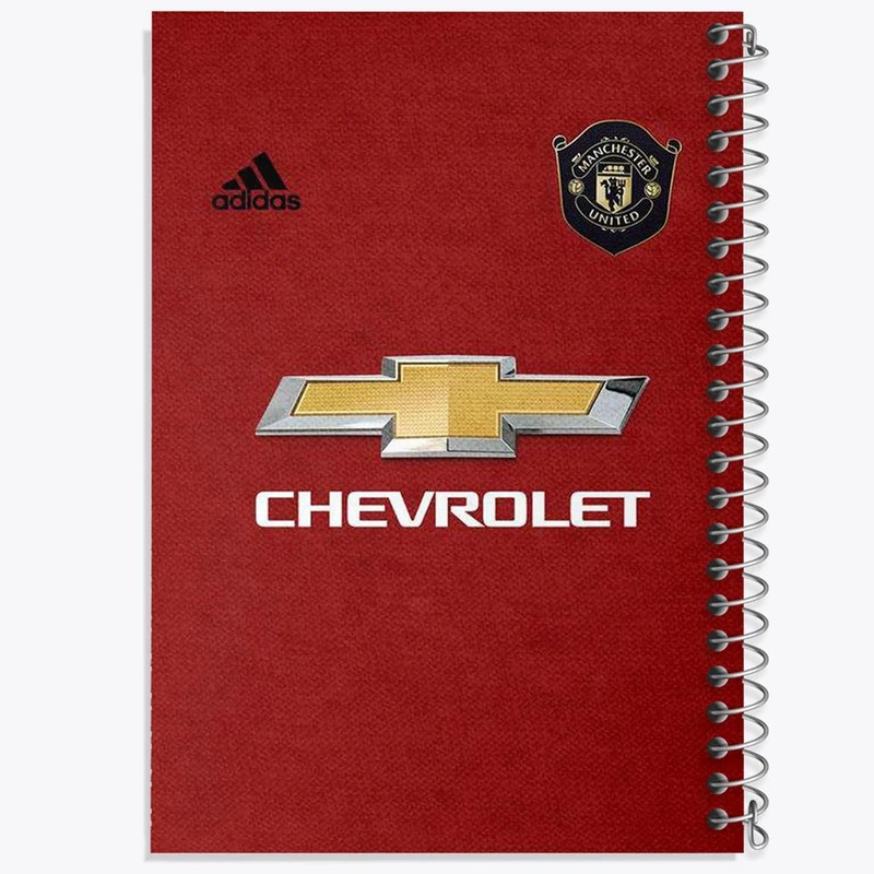 دفتر ژورنال نویسی 50 برگ خندالو مدل نقطه ای طرح باشگاه منچستریونایتد Manchester United کد 2101
