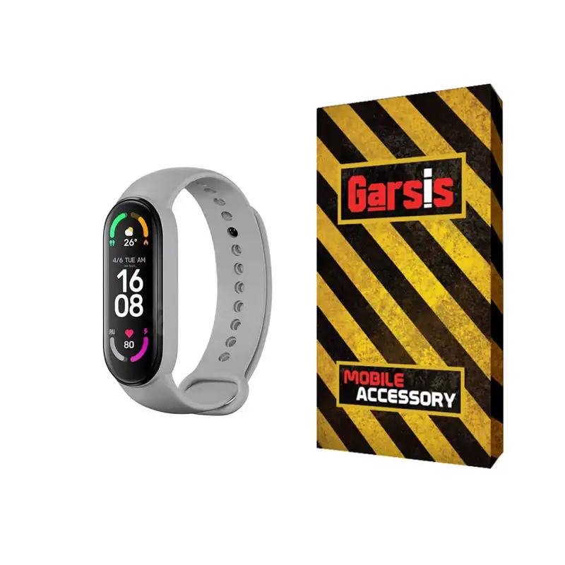 بند گارسیس مدل سیلیکونی مناسب برای مچ بند هوشمند شیائومی MI BAND 7