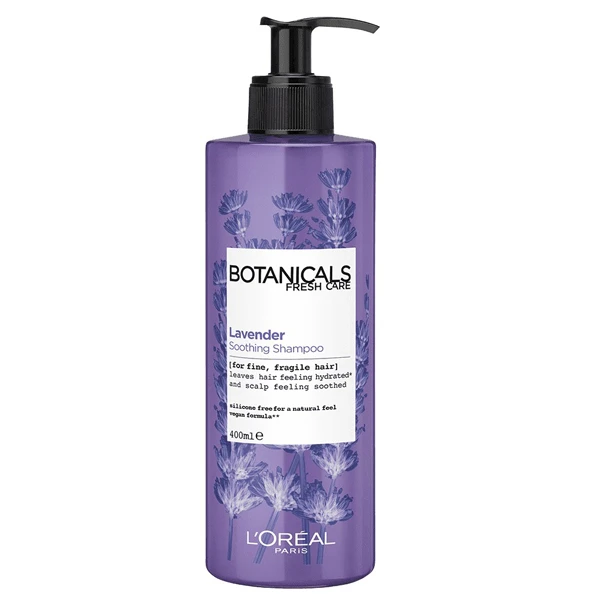 شامپو مو لورآل سری Botanical مدل lavender Soothing حجم 400 میلی لیتر
