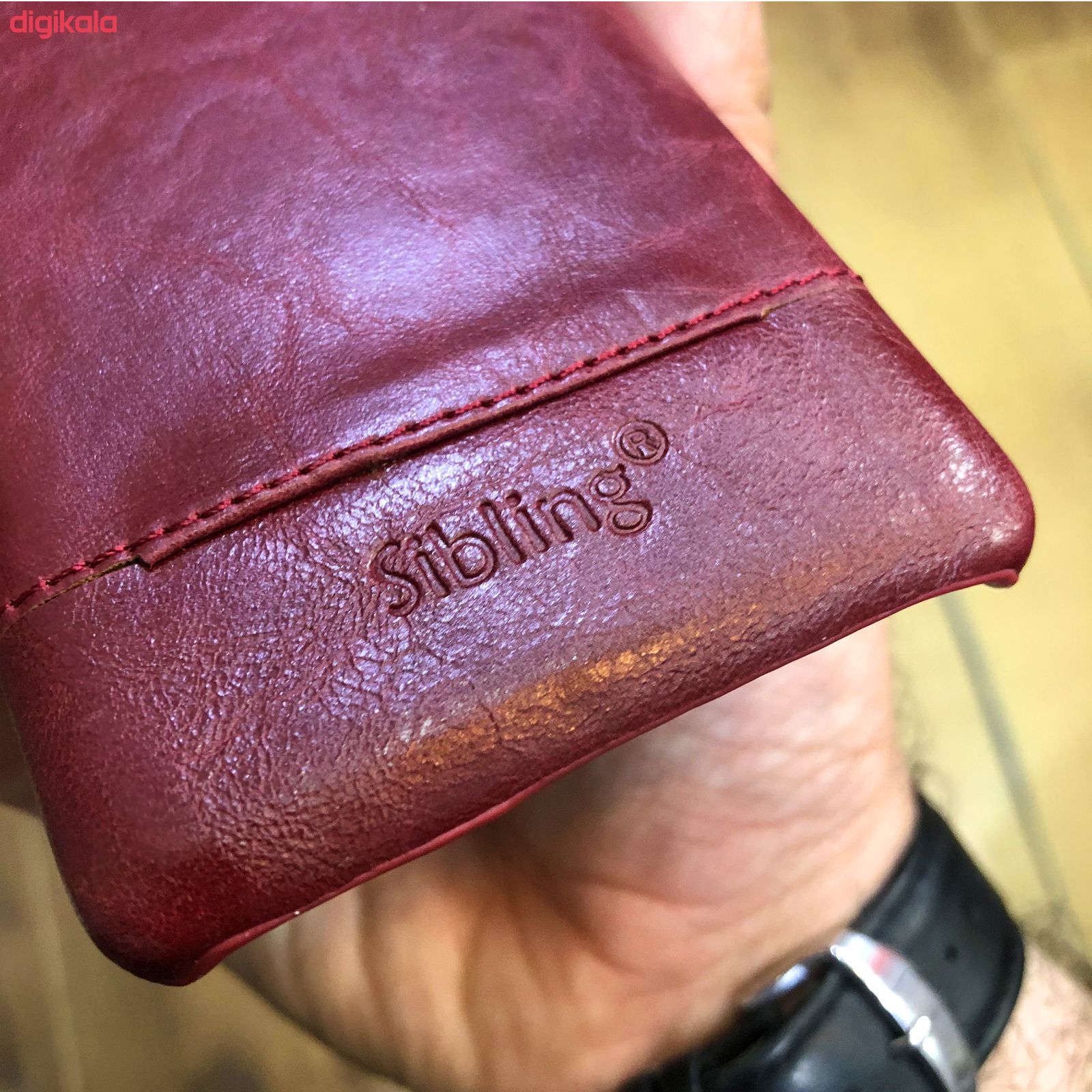 کاور سیبلینگ مدل Leather مناسب برای گوشی موبایل هوآوی P9 main 1 5