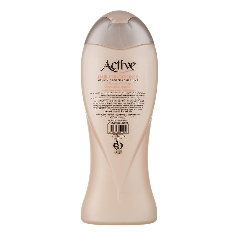 نرم‌کننده مو اکتیو مدل زنبق حجم 400 میلی لیتر بسته 2 عددی