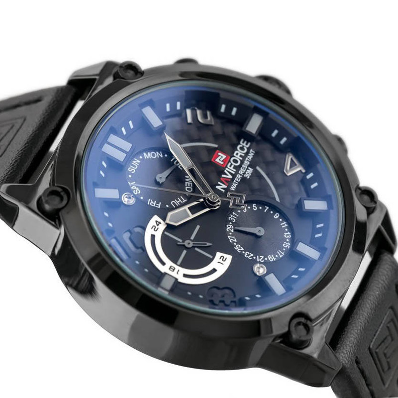 ساعت مچی عقربه ای مردانه نیوی فورس مدل NF9068 LBGYB