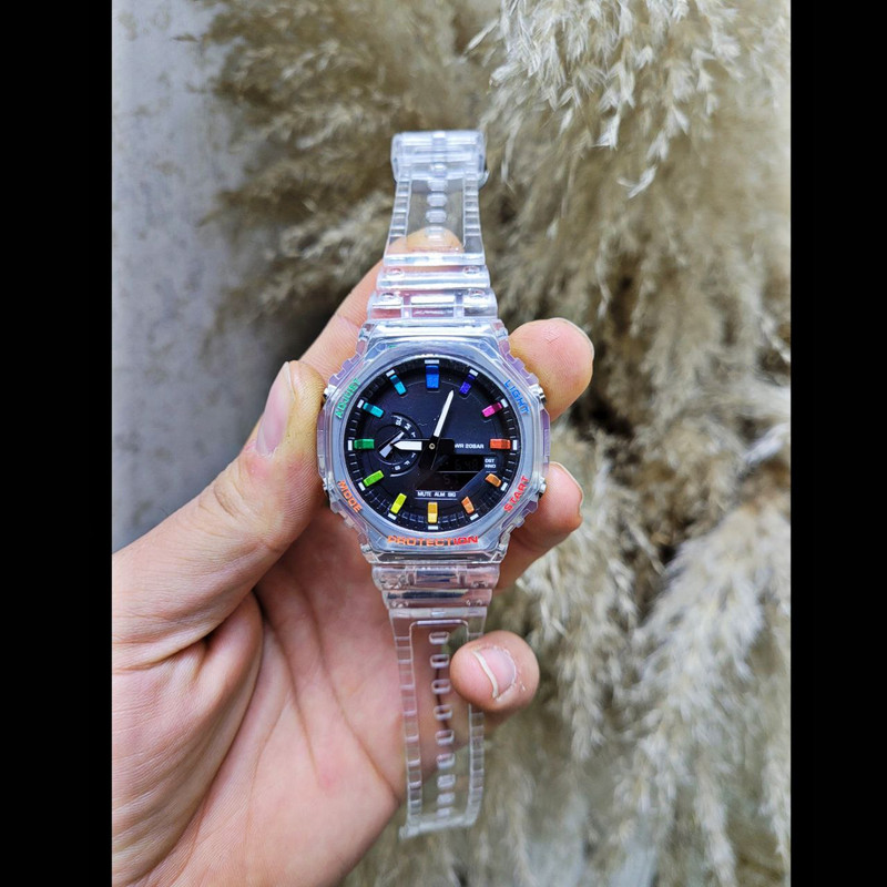 ساعت مچی عقربه‌ای مردانه مدل پمپی دوزمانه