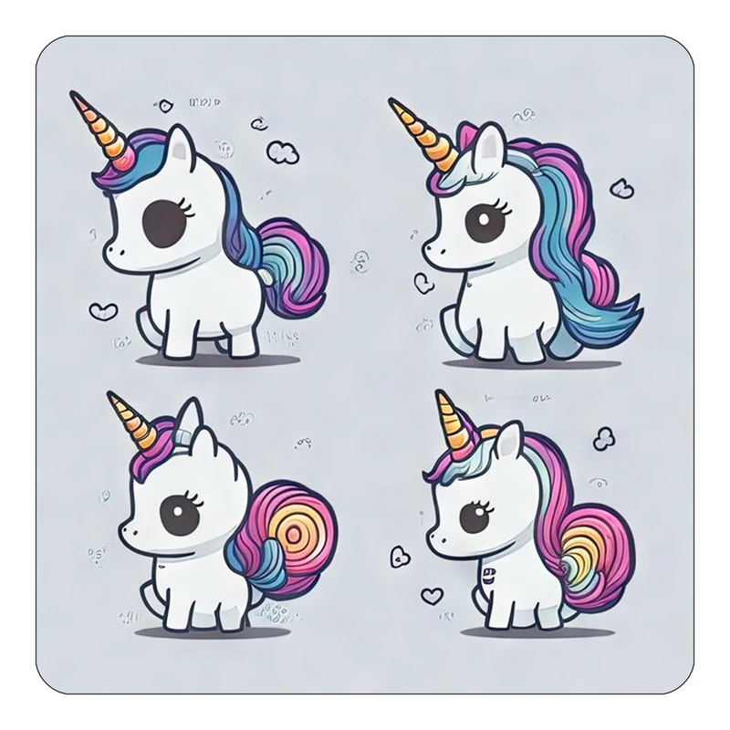 مگنت کاکتی طرح اسب تک شاخ و یونیکورن مدل mp30587