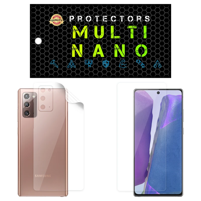  محافظ صفحه نمایش مولتی نانو مدل X-SFT مناسب برای گوشی موبایل سامسونگ Galaxy Note 20 به همراه محافظ پشت