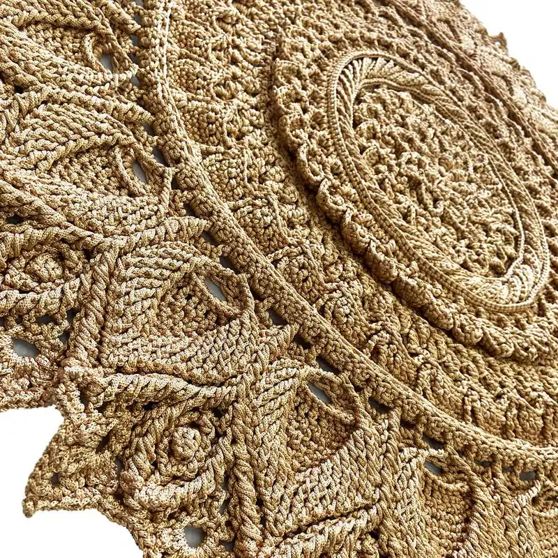 رومیزی مکرومه بافی آرانیک مدل شکوه خلقت کد 1004400168