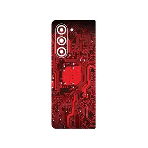 MAHOOT Red_Printed_Circuit_Board Cover Sticker for Samsung Galaxy Z Fold 5