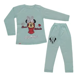 ست تی شرت و شلوار دخترانه مدل میکی موس