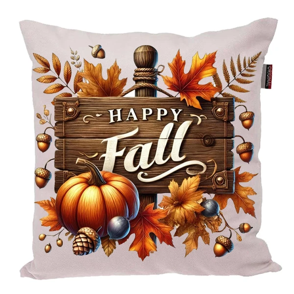 کوسن پاد آفرین مدل پاییز طرح Happy Fall کد PK40232