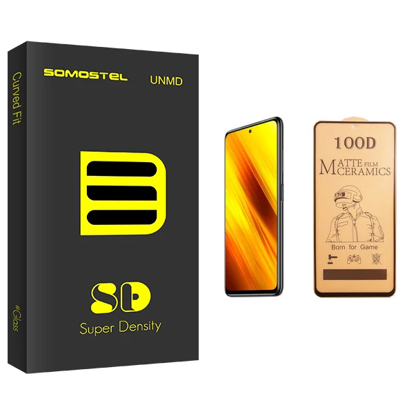 محافظ صفحه نمایش سرامیکی سوماستل مدل Sd Glass مناسب برای گوشی موبایل شیائومی Poco X3