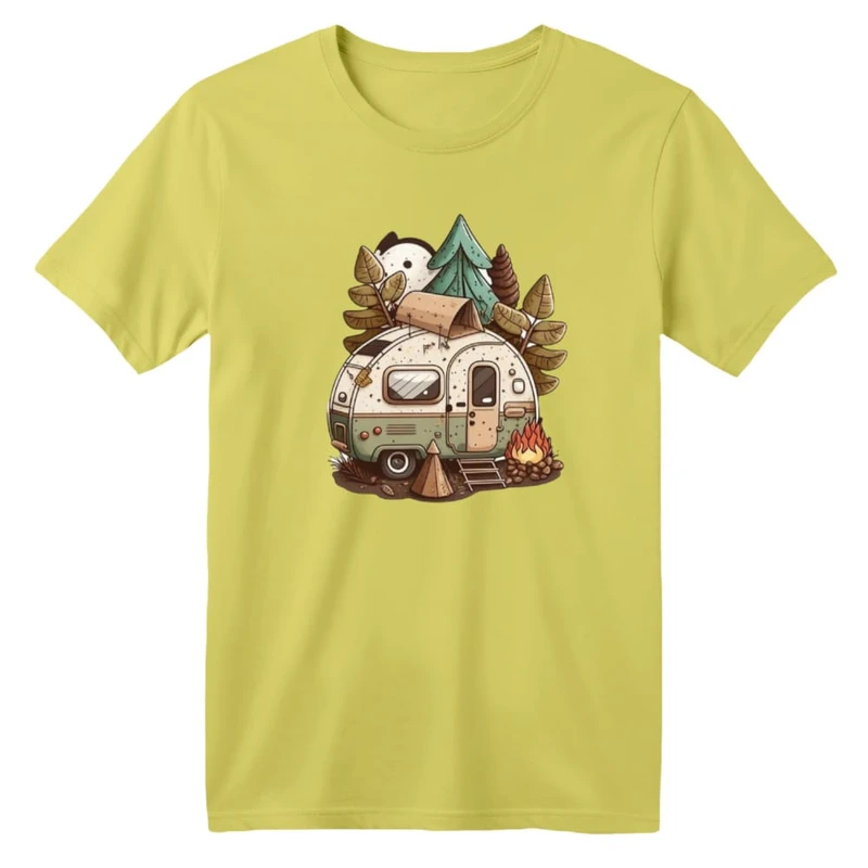 تی شرت آستین کوتاه بچگانه مدل کمپ