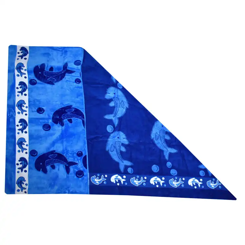 حوله حمام ازدیلک مدل Dolfhin سایز 100x150 سانتی متر