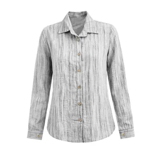 شومیز آستین بلند یقه برگردان زنانه مدل b7878