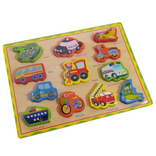 پازل آموزشی مدل وسایل نقلیه