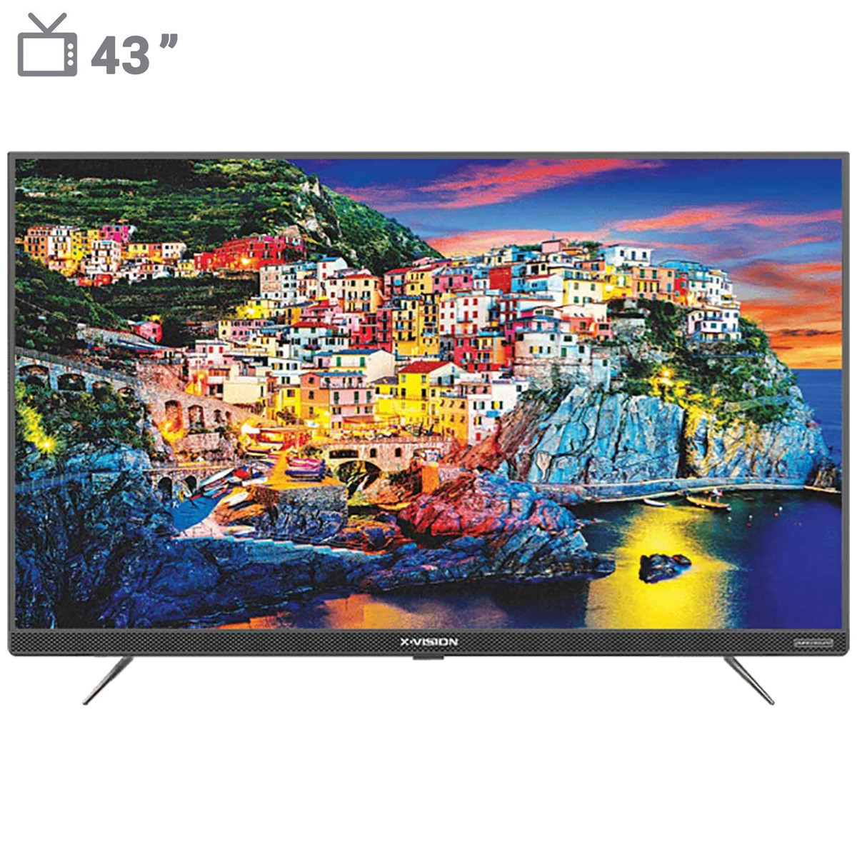 تلویزیون ال ای دی هوشمند ایکس ویژن مدل 43XT755 سایز 43 اینچ