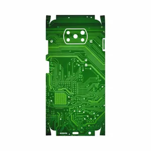 MAHOOT Green Printed Circuit Board-FullSkin Cover Sticker for Xiaomi Poco X3 NFC