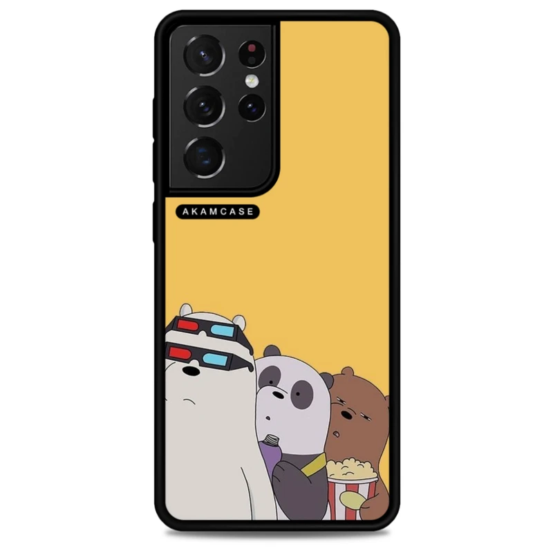کاور آکام مدل AMCWSGS21U-BARE BEAR9 مناسب برای گوشی موبایل سامسونگ Galaxy S21 Ultra