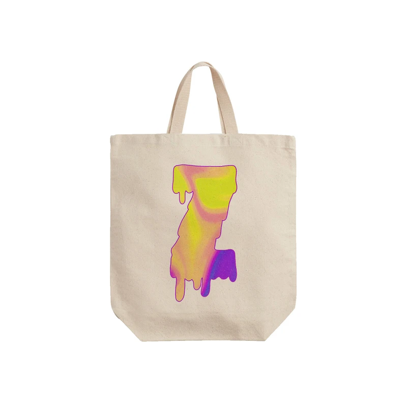 ساک خرید ترمه طراحان ایده مدل حرف Z هولوگرامی کد cfp3002 - S