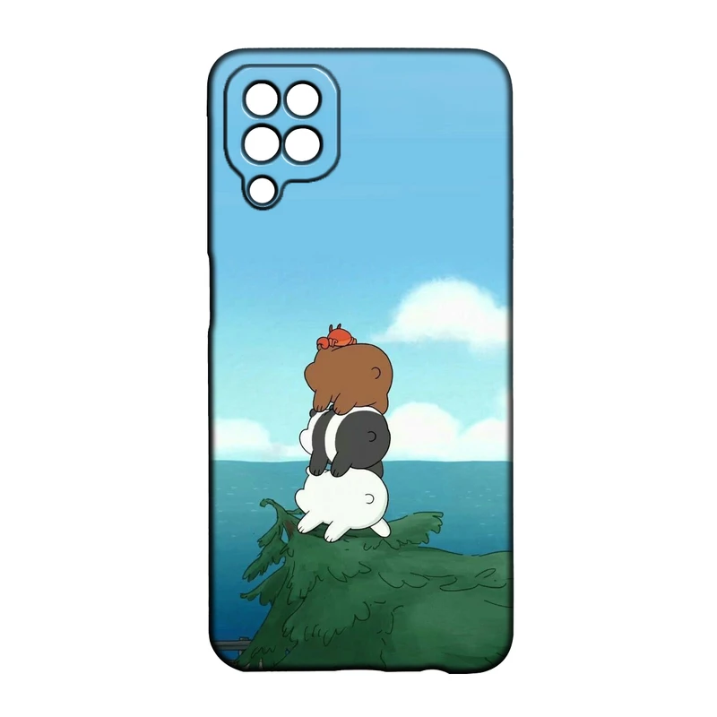 کاور طرح خرس کله پوک کد 376 مناسب برای گوشی موبایل سامسونگ Galaxy A12 / M12 / F12