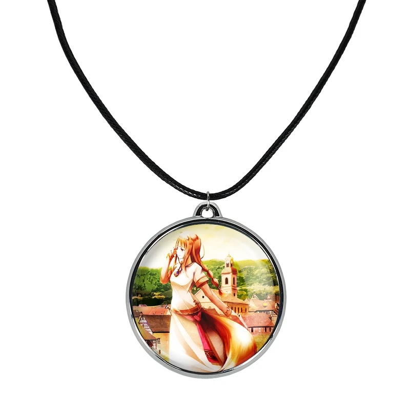 گردنبند خندالو مدل هولو انیمه ادویه و گرگ کد 3613736138