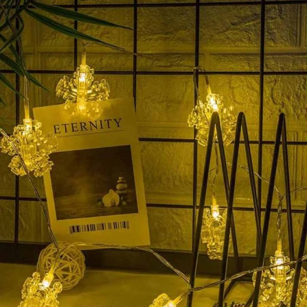 ریسه ال ای دی طرح برف طول 4 متر