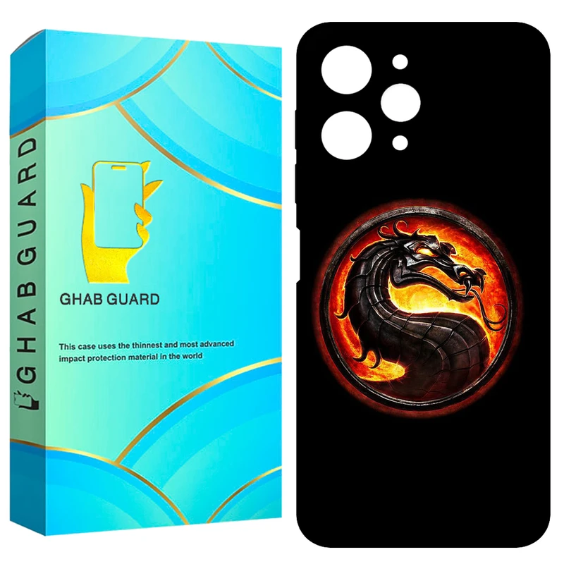 کاور قاب گارد طرح مورتال کمبت مدل GCHPR12 مناسب برای گوشی موبایل شیائومی Redmi 12 4G / Redmi 12 5G / Poco M6 Pro 5G