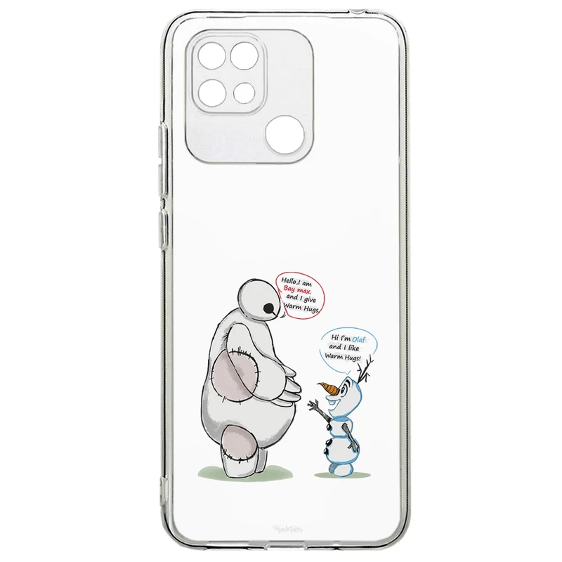 کاور طرح Olaf & Big here مناسب برای گوشی موبایل شیائومی Redmi 10A 