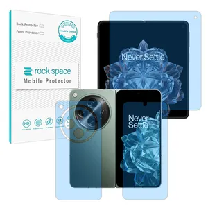 Rock space Eye Care model bluecut screen protector suitable for OnePlus Open mobile phone along with back protector
